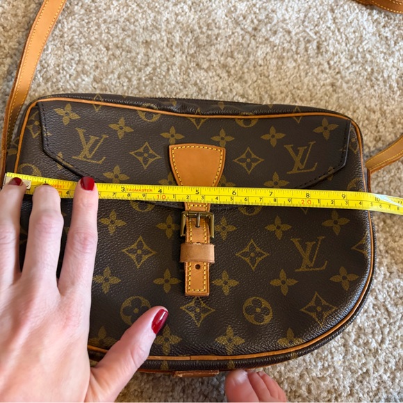 Louis Vuitton Brown Monogram Jeune Fille Shoulder Bag Handbag Crossbody - Picture 8 of 9